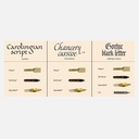 BRAUSE Plume Metal Nib x 3 Plakat 15mm