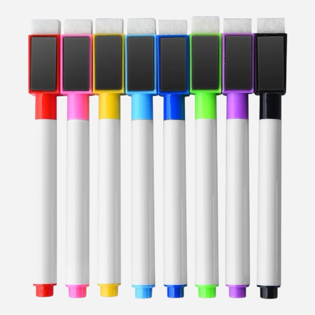 OVJ Washable Whiteboard Marker With Eraser x 24