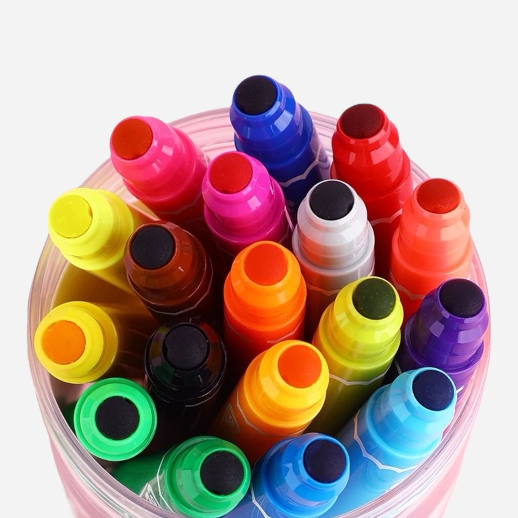 DELI Washable Dot Marker Set x 12