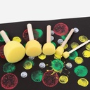 OVJ Stencil Foam Brush Set x 4