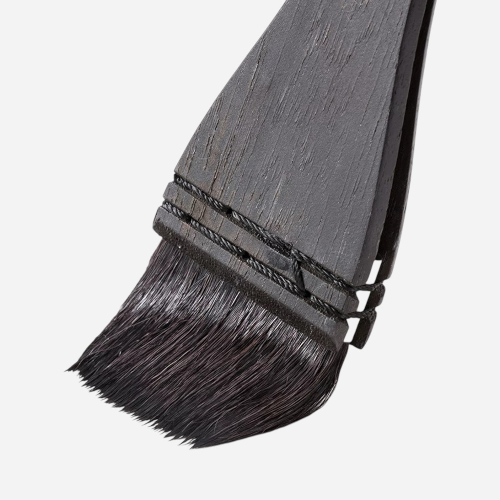 OVJ Black Squirrel Hair Flat Brush 2"