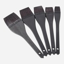 OVJ Black Squirrel Hair Flat Brush 2"