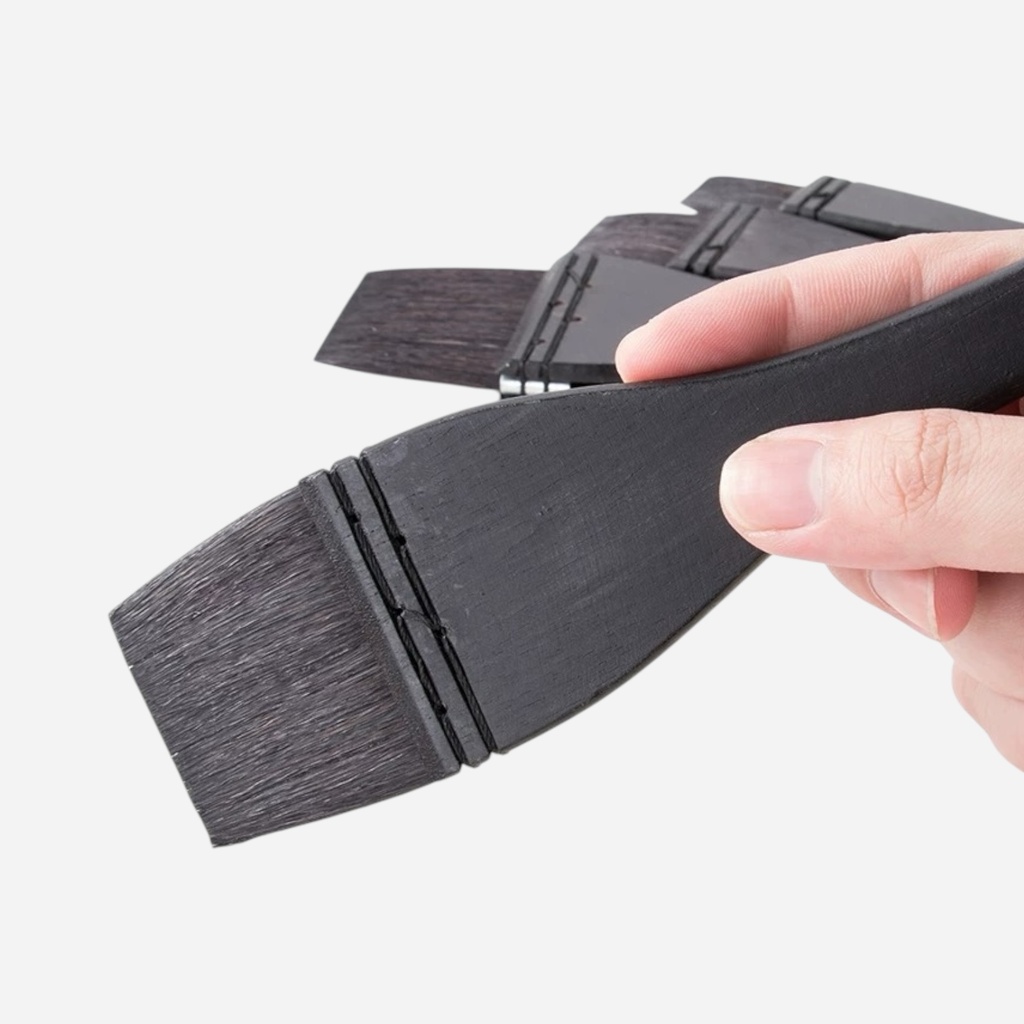 OVJ Sirius Black Squirrel Hair Flat Brush 4"