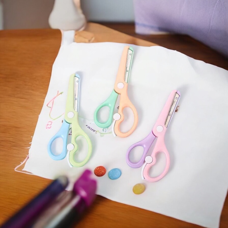 OVJ Macaron Safety Scissors 135mm Blue Green