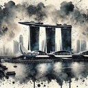 SCHMINCKE Horadam Granulating Watercolor 5ml Deep Sea Black