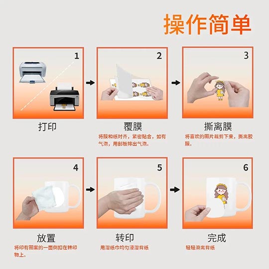 OVJ Aqua Surface Transfer Printing Paper A4 x 10