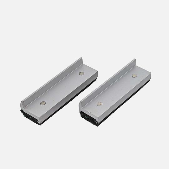 OVJ Magnetic Aluminium Rubber Vise Jaw Set