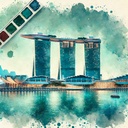 SCHMINCKE Horadam Granulating Watercolor 5ml Deep Sea Green