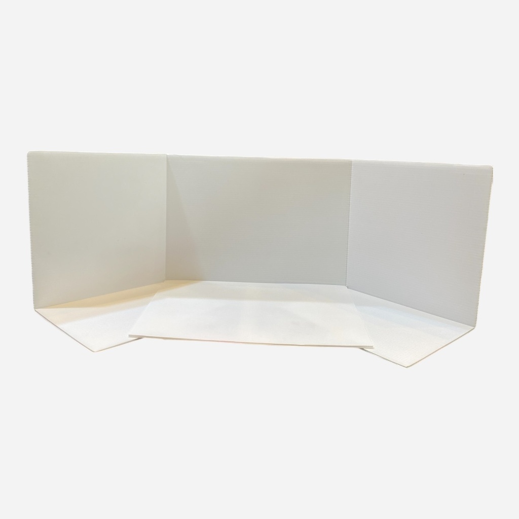 OVJ Plastic Corrugated Board Diorama Box 3mm x 21cm x 22cm x 30cm