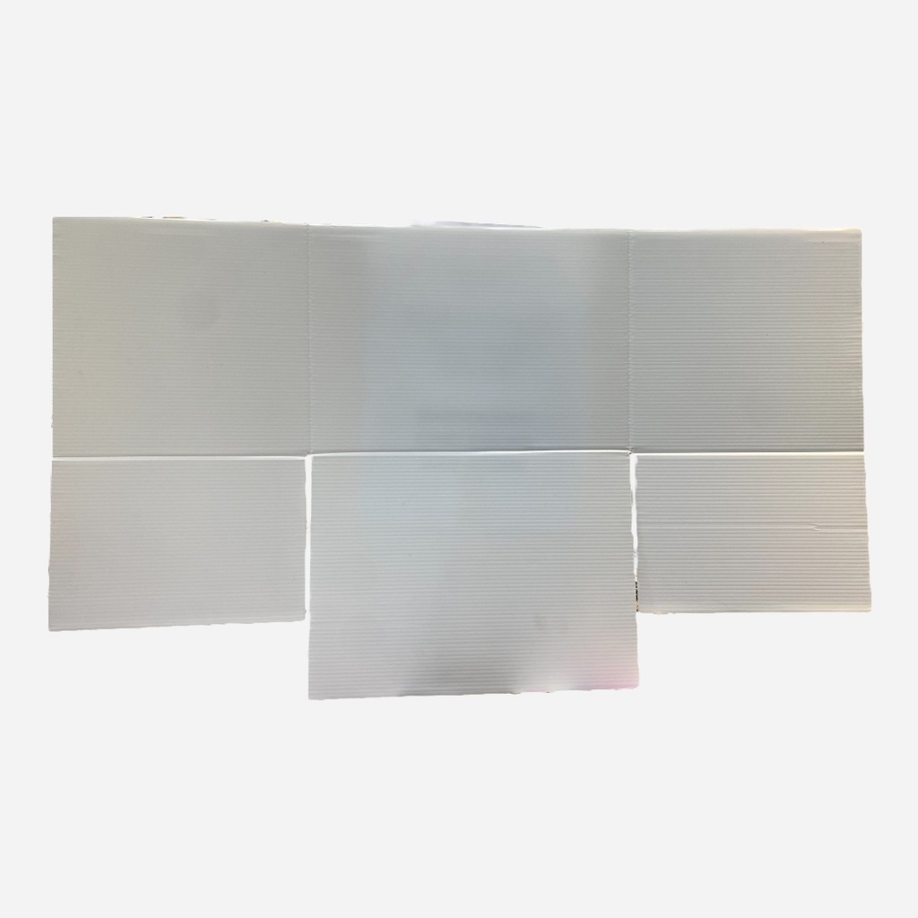 OVJ Plastic Corrugated Board Diorama Box 3mm x 21cm x 22cm x 30cm