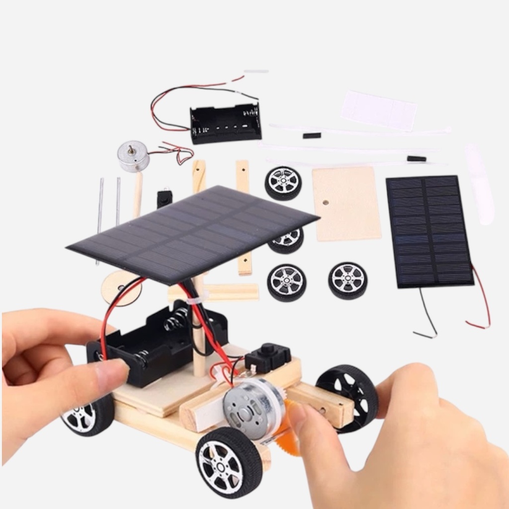 OVJ STEM Building Kit Solar Power Car (Assembly Required)