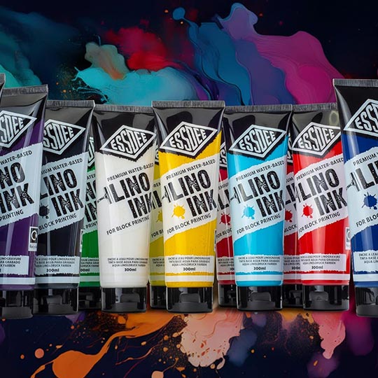 ESSDEE Block Printing Ink 300ml Purple