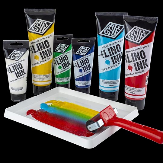 ESSDEE Block Printing Ink 300ml Lemon Yellow