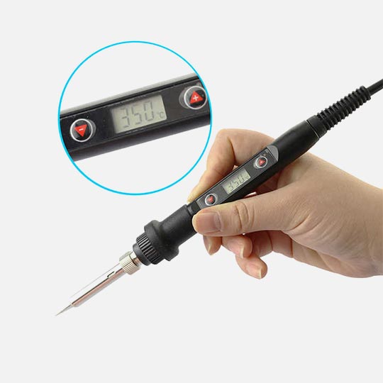 OVJ Temperature Adjustable Digital Electric Soldering Iron