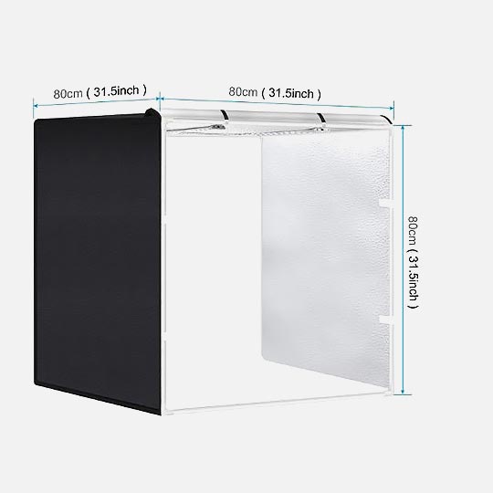 OVJ Foldable LED Ring Light Studio Box 40cm