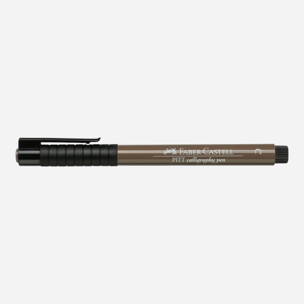 FABER-CASTELL Pitt Calligraphy Pen Walnut Brown