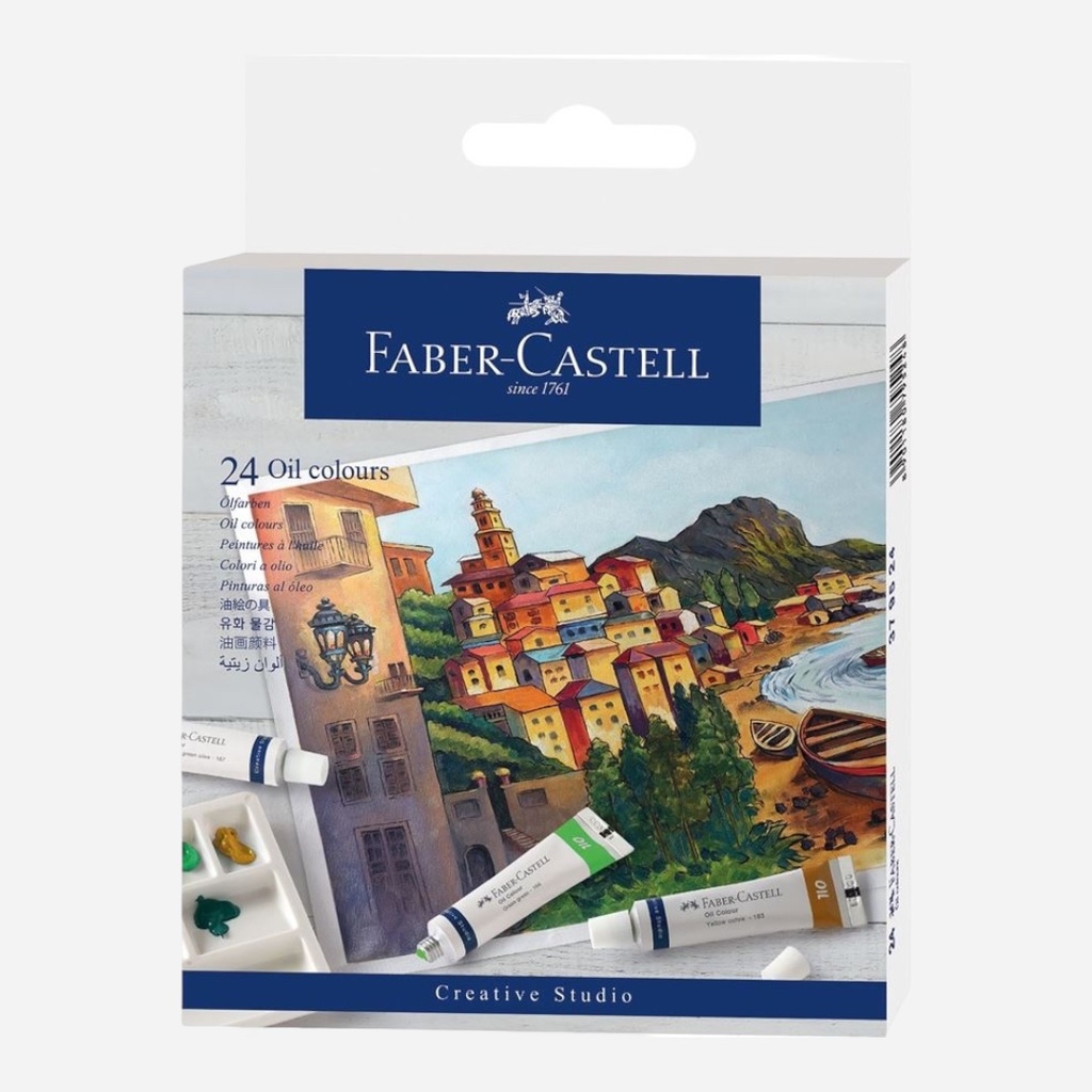 FABER-CASTELL Oil Color 9ml Cardboard Set x 24