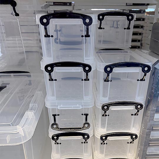 OVJ Plastic Storage Box XL (H)16cm x 30cm x 44cm (For A4 Papers)