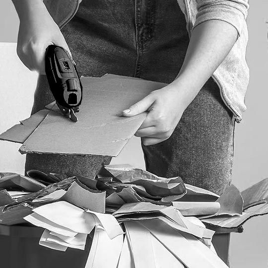 OVJ USB-Powered Electric Scissors (Blade For Cutting Corrugated Board)