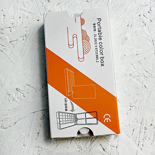 OVJ Portable Watercolor Palette Box White