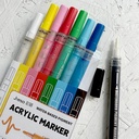OVJ Jieso Acrylic Paint Marker 1.2mm Set x 8