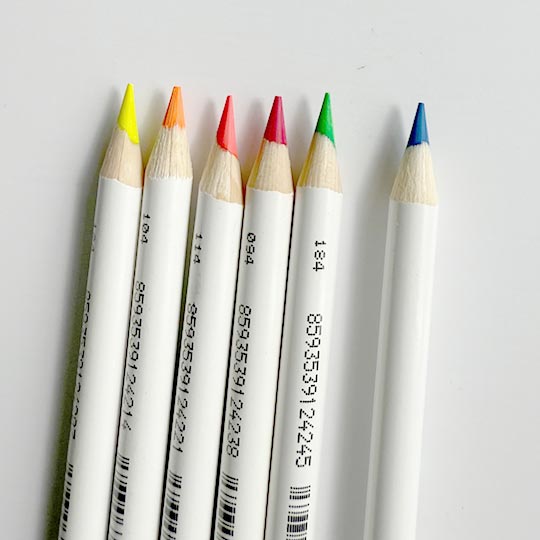 KOH-I-NOOR Fluorescent Pencil Set x 6