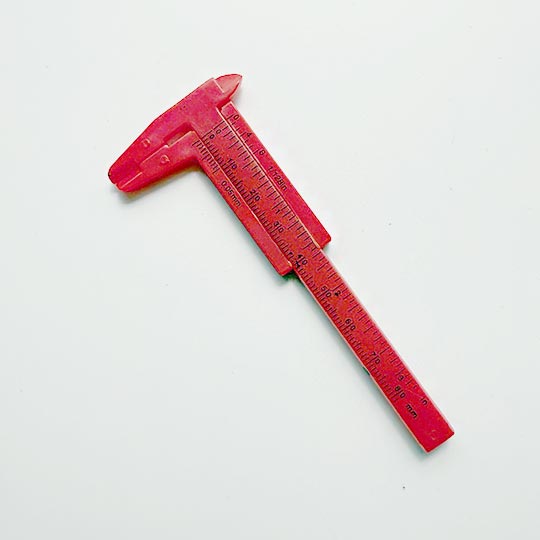 RAYHER Plastic Vernier Caliper 80mm