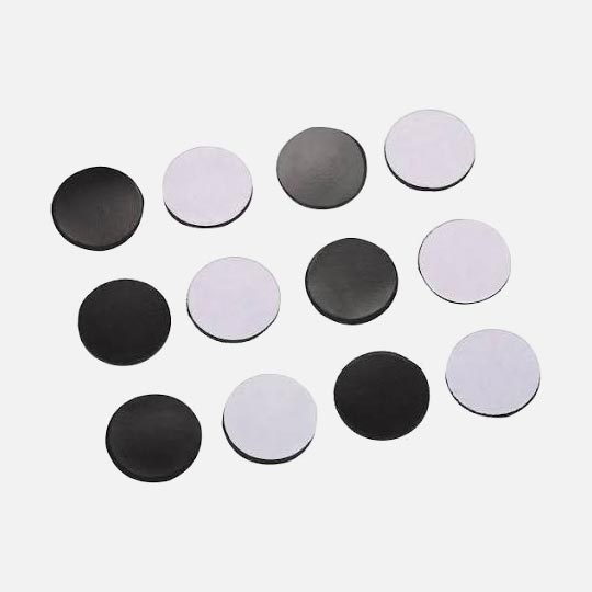 OVJ Self-Adhesive Rubber Button Magnet (D)50mm (T)2mm x 5