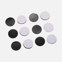 OVJ Self-Adhesive Rubber Button Magnet (D)50mm (T)2mm x 5