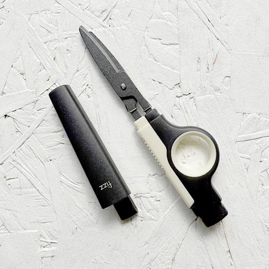 OVJ Sirius Black Teflon-Coated Ceramic Scissors 135mm