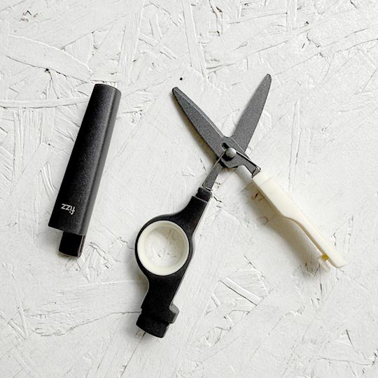 OVJ Sirius Black Teflon-Coated Ceramic Scissors 135mm