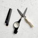 OVJ Sirius Black Teflon-Coated Ceramic Scissors 135mm