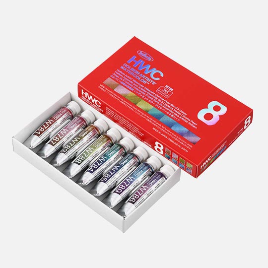 HOLBEIN Artist Watercolor Chroma Pearl 5ml Set x 8