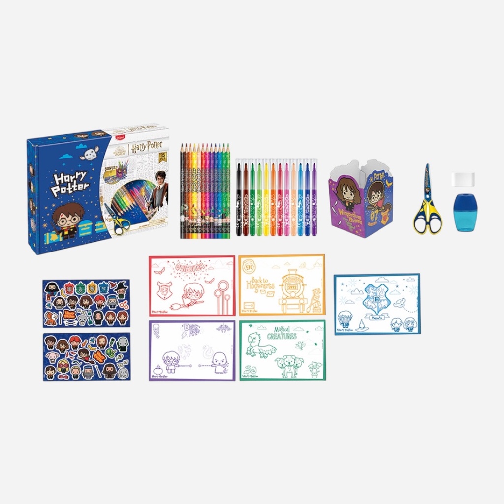 MAPED Harry Potter Bundle Multi Product Coloring Box