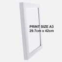 OVJ Wooden Picture Frame A3 White