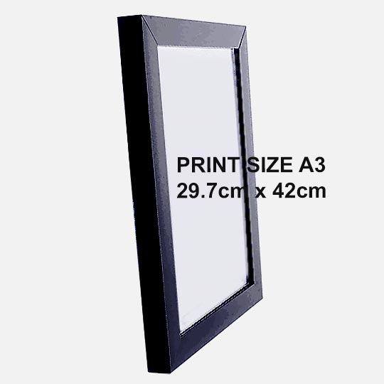 OVJ Wooden Picture Frame A3 Black