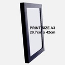 OVJ Wooden Picture Frame A3 Black