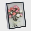 OVJ Wooden Shadow Box Picture Frame A4 Black