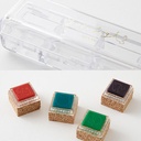 MIDORI Yuru Log Paintable Pre-inked Stamp Cat