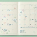 MIDORI Yuru Log Paintable Pre-inked Stamp Daily Life