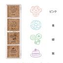 MIDORI Yuru Log Paintable Pre-inked Stamp Sweet