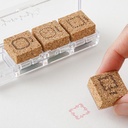 MIDORI Yuru Log Paintable Pre-inked Stamp Frame