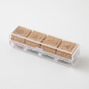 MIDORI Yuru Log Paintable Pre-inked Stamp Geometry