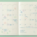 MIDORI Yuru Log Paintable Pre-inked Stamp Geometry