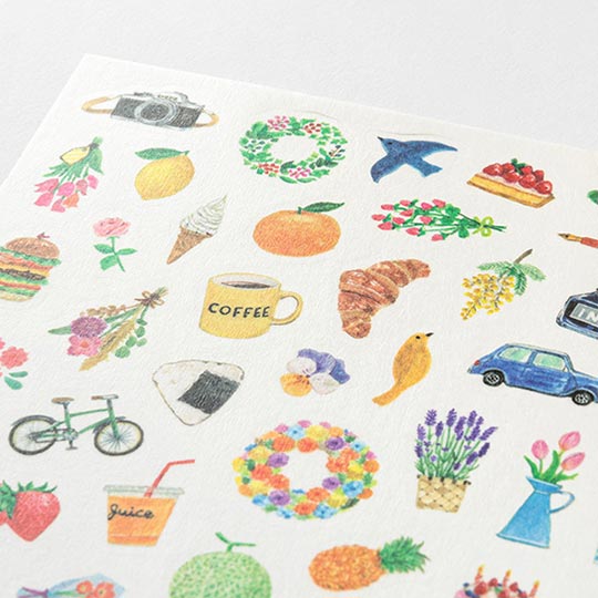 MIDORI Yuru Log Sticker Motif x 1