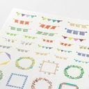 MIDORI Yuru Log Sticker Decoration x 1