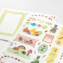 MIDORI Yuru Log Sticker My Life x 2