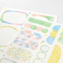 MIDORI Yuru Log Sticker Watercolor x 2