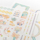 MIDORI Yuru Log Sticker Travel & Hotel x 2