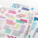 MIDORI Yuru Log Sticker Collage Tape x 2